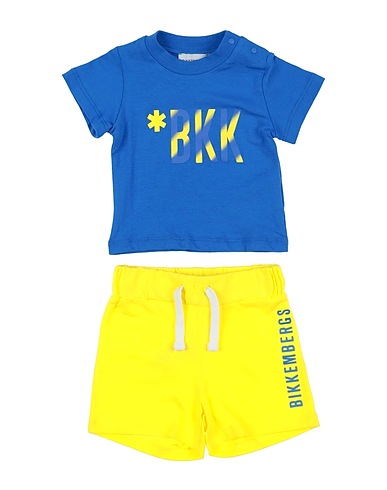 BIKKEMBERGS Outfits Blue 95% Cotton, 5% Elastane