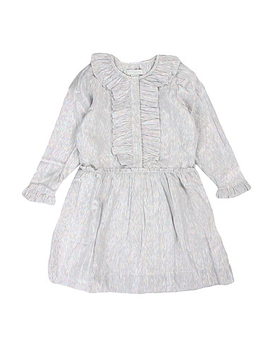 STELLA McCARTNEY KIDS Dress Silver 75% Cotton, 25% Metallized polyamide