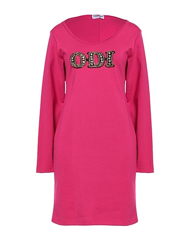 ODI ET AMO Short dress Fuchsia 100% Cotton