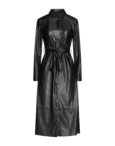 PINKO Midi dress Black 100% Polyester, Polyurethane