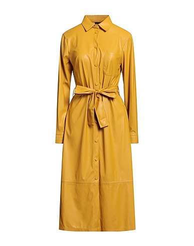 PINKO Midi dress Marigold 100% Polyester, Polyurethane