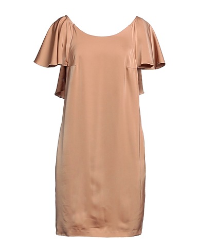 KORALLINE Short dress Beige 96% Polyester, 4% Elastane