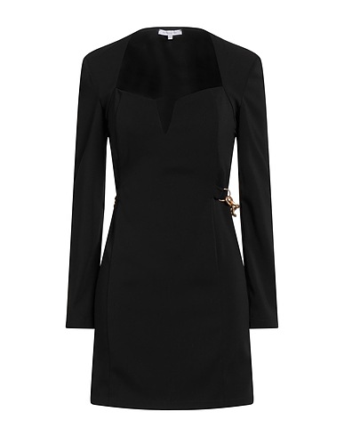 PATRIZIA PEPE Short dress Black 97% Polyester, 3% Elastane