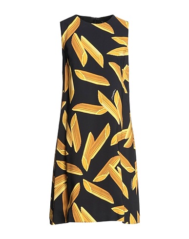 DOLCE&GABBANA Midi-Kleid Schwarz 100% Viskose