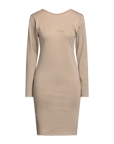 ODI ET AMO Sheath dress Beige 100% Cotton
