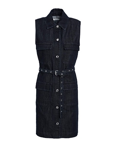 MICHAEL MICHAEL KORS Denim dress Blue 67% Cotton, 32% Polyester, 1% Elastane