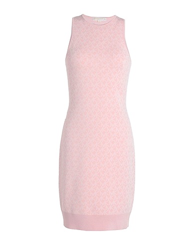 MICHAEL MICHAEL KORS Sheath dress Pink 62% Recycled viscose, 21% Nylon, 14% Polyester, 3% Elastane