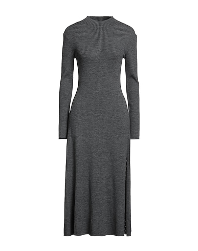 MAJE Midi dress Lead 42% Acrylic, 40% Wool, 16% Polyamide, 2% Elastane
