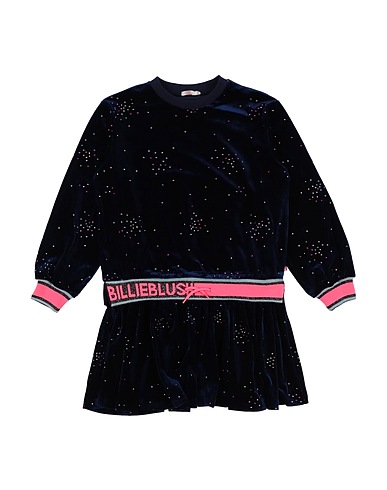 BILLIEBLUSH Dress Midnight blue 94% Polyester, 6% Elastane, Cotton
