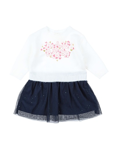 BILLIEBLUSH Vestido para bebé  White 72% Acrylic, 25% Polyester, 3% Elastane
