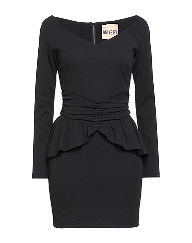 ANIYE BY Sheath dress Black 95% Polyester, 5% Elastane
