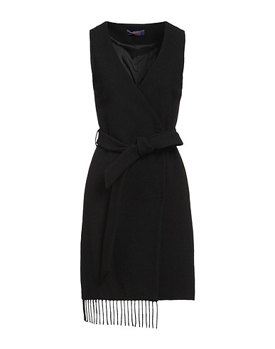 TRUSSARDI JEANS Vestito midi Nero 80% Lana Vergine, 20% Poliammide