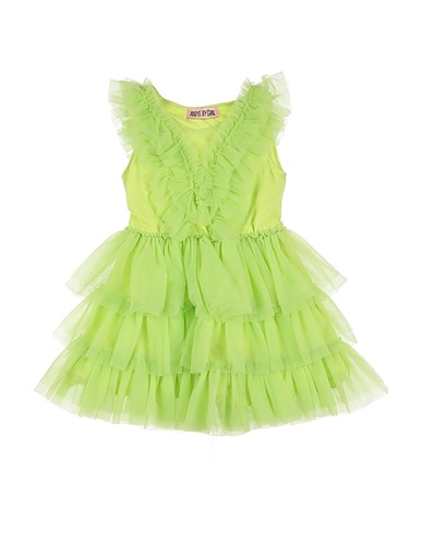 ANIYE BY Dress GIRL Lime green 100% Polyamide