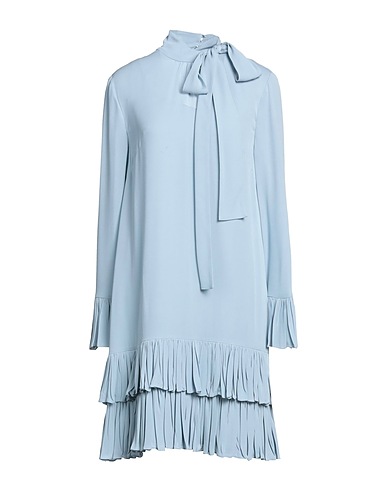 VALENTINO GARAVANI Elegant dress Sky blue 91% Viscose, 9% Elastane
