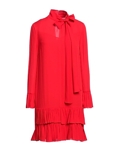 VALENTINO GARAVANI Elegant dress Red 91% Viscose, 9% Elastane