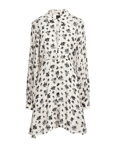PINKO Shirt dress Ivory 100% Viscose