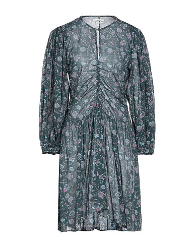 MARANT ÉTOILE Midi dress Deep teal 100% Cotton