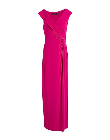 LAUREN RALPH LAUREN Long dress JERSEY OFF-THE-SHOULDER GOWN
 Mauve 95% Polyester, 5% Elastane