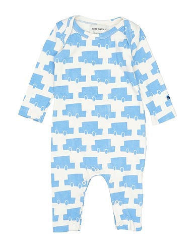 BOBO CHOSES Romper White 95% Organic cotton, 5% Elastane