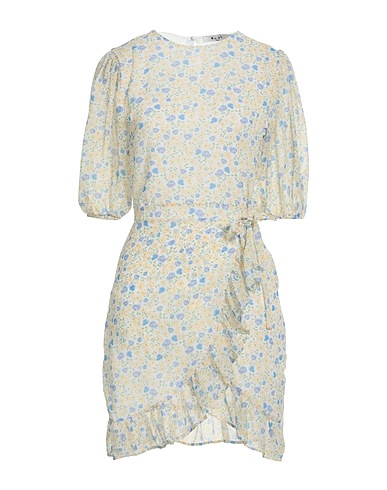 NA-KD Short dress Pastel yellow 100% Polyester