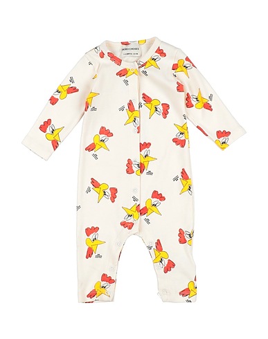 BOBO CHOSES Romper Ivory 95% Organic cotton, 5% Elastane