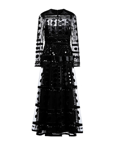 VALENTINO GARAVANI Long dress Black 100% Polyamide, Viscose
