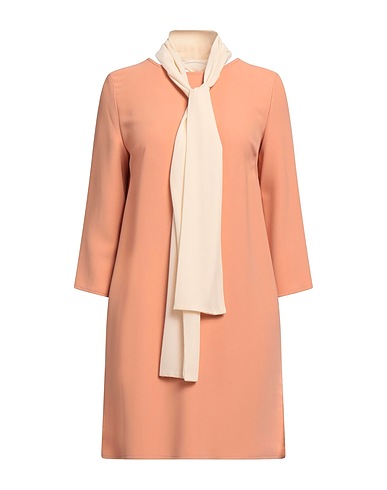 ELISABETTA FRANCHI Vestito corto Cipria 100% Viscosa, Poliestere