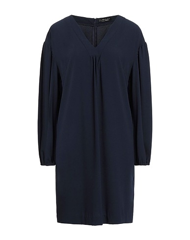 MANILA GRACE Short dress Midnight blue 96% Polyester, 4% Elastane