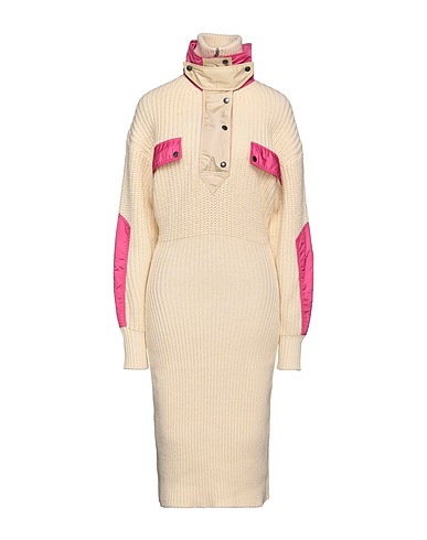 ISABEL MARANT Vestito midi Avorio 77% Lana, 23% Poliammide, Poliammide riciclato