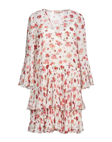 TWINSET Short dress White 100% Polyester