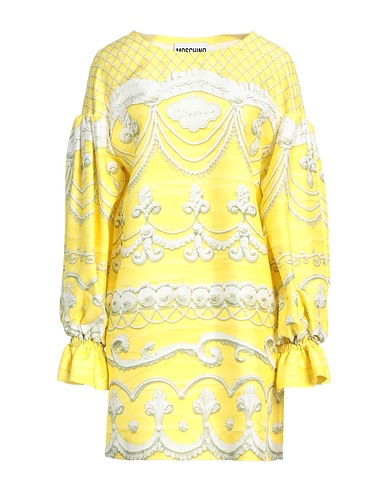MOSCHINO Vestito corto COUTURE Giallo 100% Viscosa