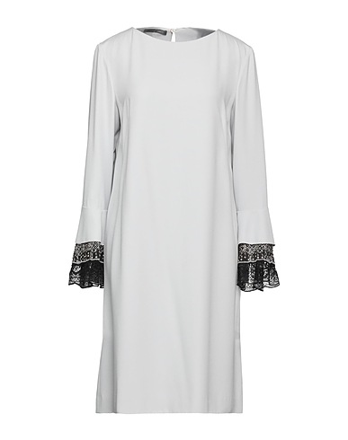 ALBERTA FERRETTI Vestito corto Grigio chiaro 74% Acetato, 26% Viscosa