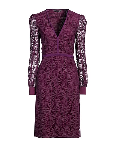 ALBERTA FERRETTI ひざ丈ワンピース モーブ ポリエステル 100%