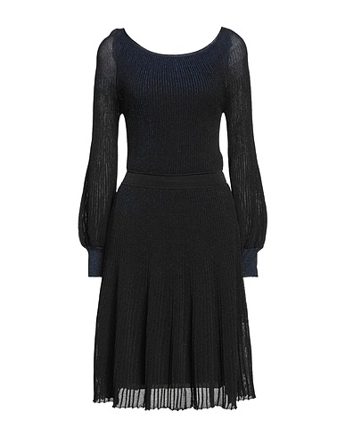 BLUMARINE Midi dress Midnight blue 80% Viscose, 20% Metallic Polyester