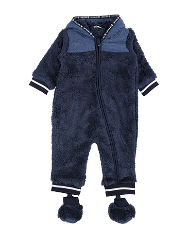 TIMBERLAND Baby jumpsuit  Midnight blue 100% Polyester, Cotton, Elastane