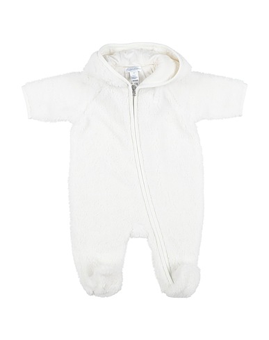 POLO RALPH LAUREN Baby jumpsuit  Bear-Ear Teddy Fleece Bunting
 Ivory 70% Polyester, 30% Acrylic