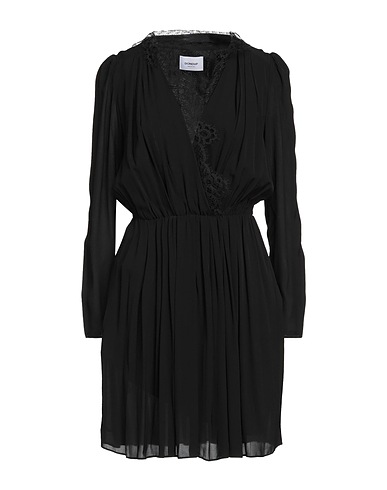 DONDUP Short dress Black 100% Viscose