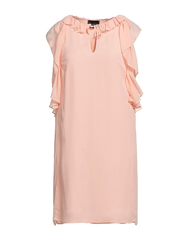 ATOS LOMBARDINI Short dress Light pink 60% Acetate, 40% Silk