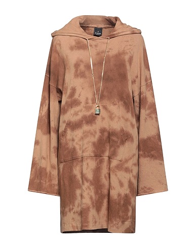 PINKO UNIQUENESS Short dress Camel 65% Cotton, 29% Acrylic, 3% Elastane, 3% Viscose