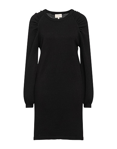 MINUS Short dress Black 52% Viscose, 28% Polyester, 20% Nylon