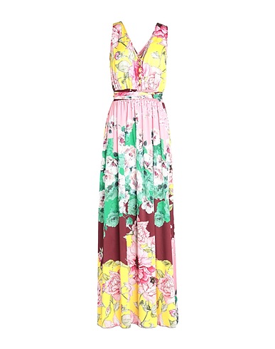 PINKO Long dress Pink 100% Polyester