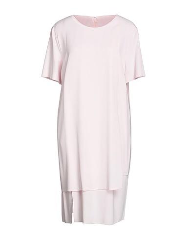 LES COPAINS Midi dress Light pink 91% Viscose, 9% Elastane