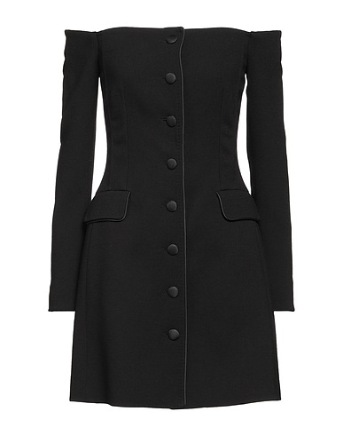 DOLCE&GABBANA Blazer dress Black 92% Virgin Wool, 5% Silk, 2% Nylon, 1% Elastane