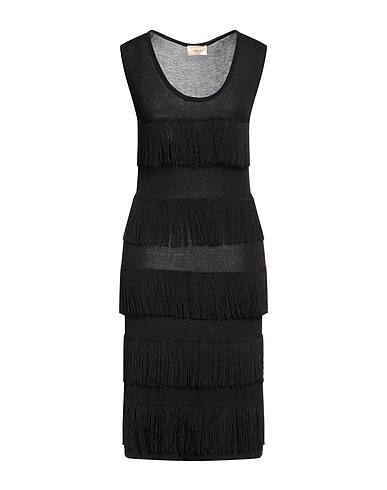 TOY G. Vestito corto Nero 72% Viscosa, 28% Poliammide