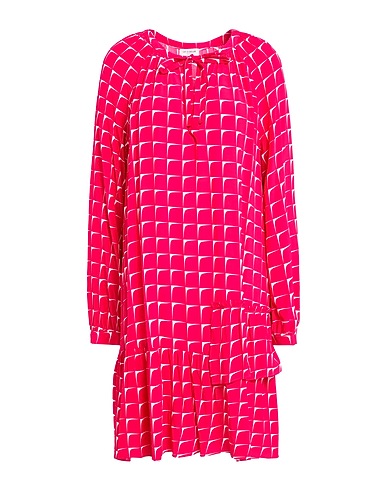 LE COEUR TWINSET Short dress Magenta 100% Viscose