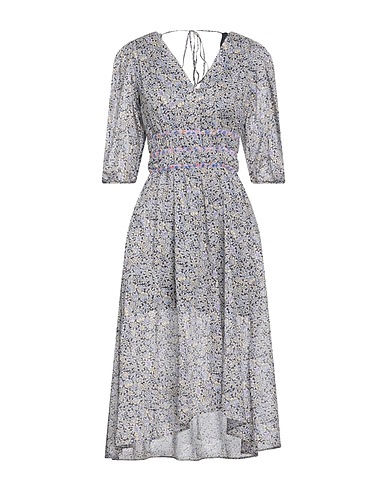 MAJE Midi dress Lilac 100% Organic cotton