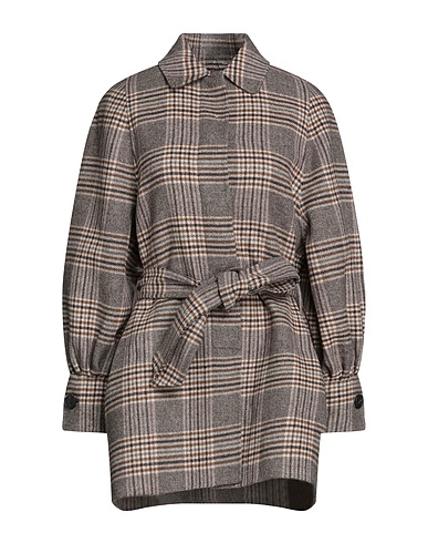 MAJE Shirt dress Grey 50% Wool, 36% Polyester, 14% Viscose