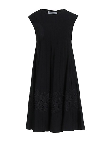 VALENTINO GARAVANI Vestito estivo Nero 83% Viscosa, 17% Poliestere