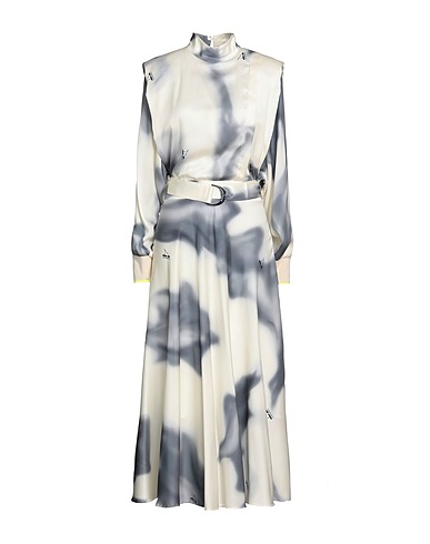 ACTITUDE by TWINSET Long dress Ivory 100% Polyester, Viscose, Elastane, Polyamide