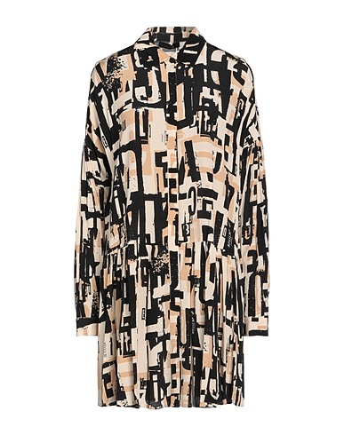 ACTITUDE by TWINSET Shirt dress Beige 100% Viscose